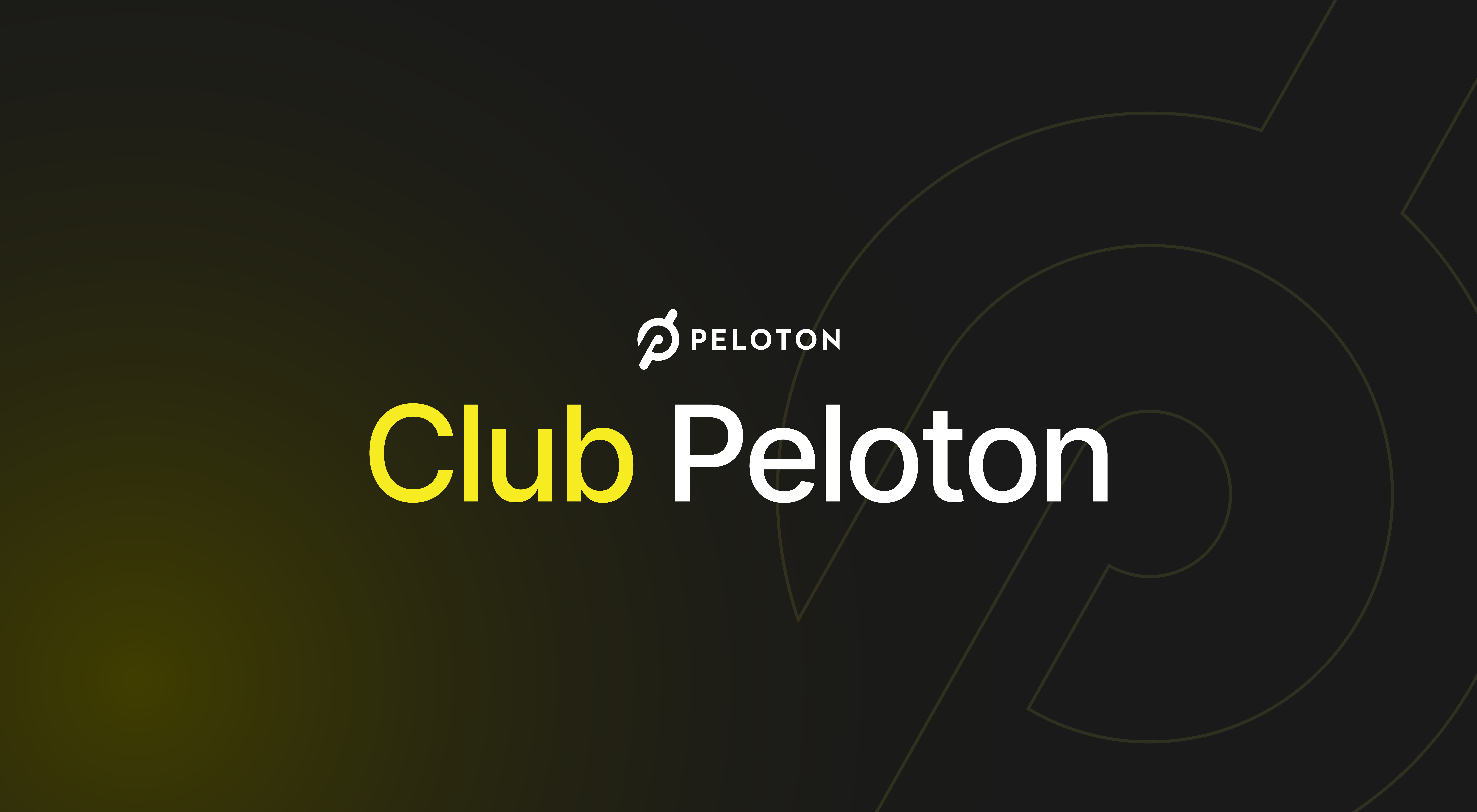 Club Peloton — the title lockup